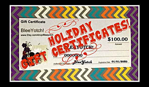 Best Holiday Gift Certificates Template