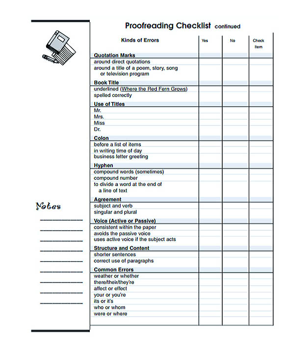 Checklist Template Easy and Helpful Tools for You