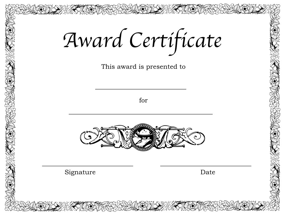 Certificate-Template-Word