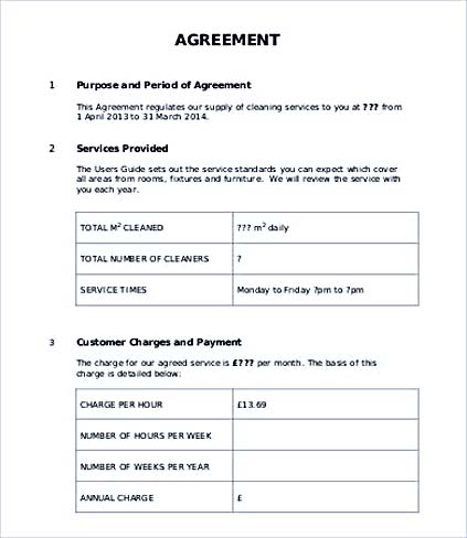 Service Level Agreement Template And Points To Understand