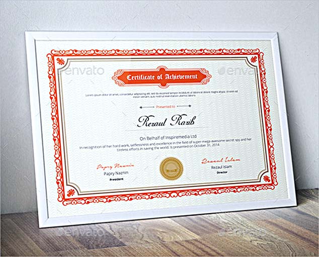 Design Certificate Template For Personal Use Word Format