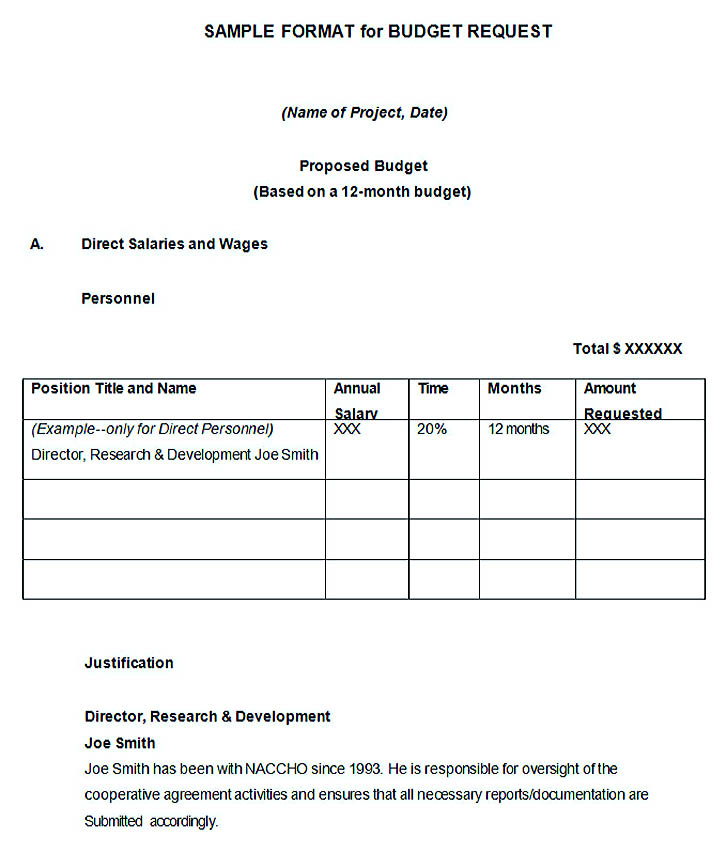 Marketing Budget Proposal Template