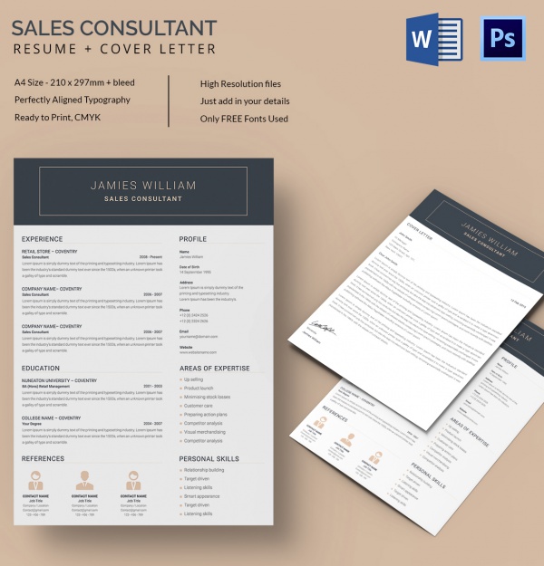 Sales Consultant Resume