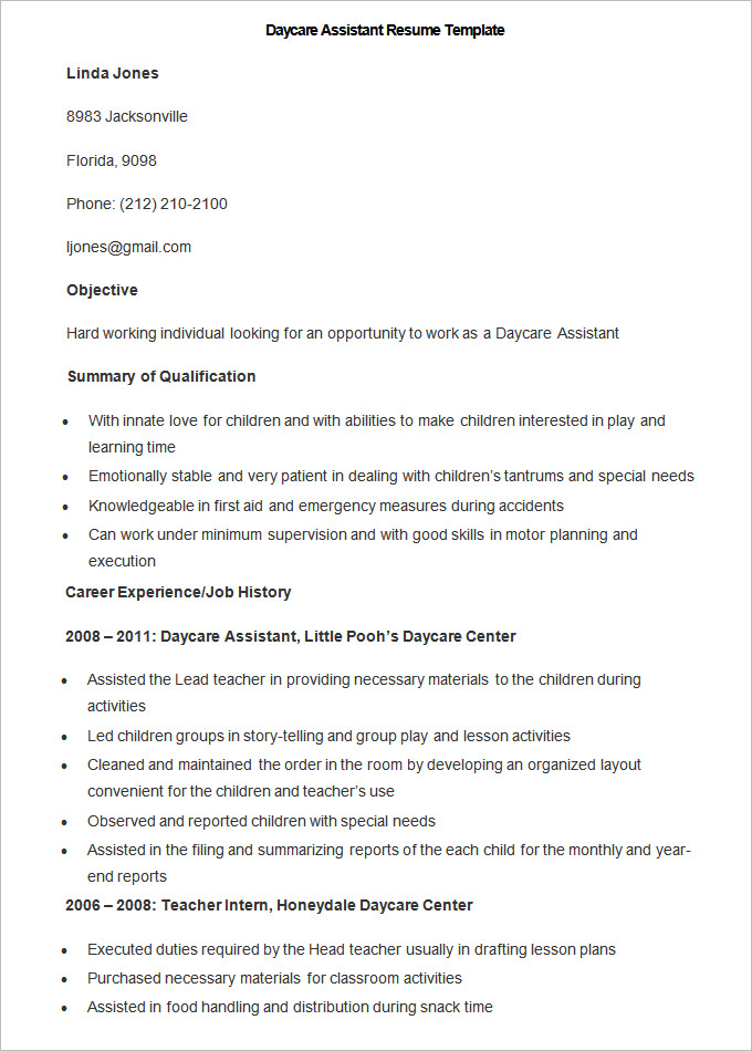 How To Make A Good Teacher Resume Template