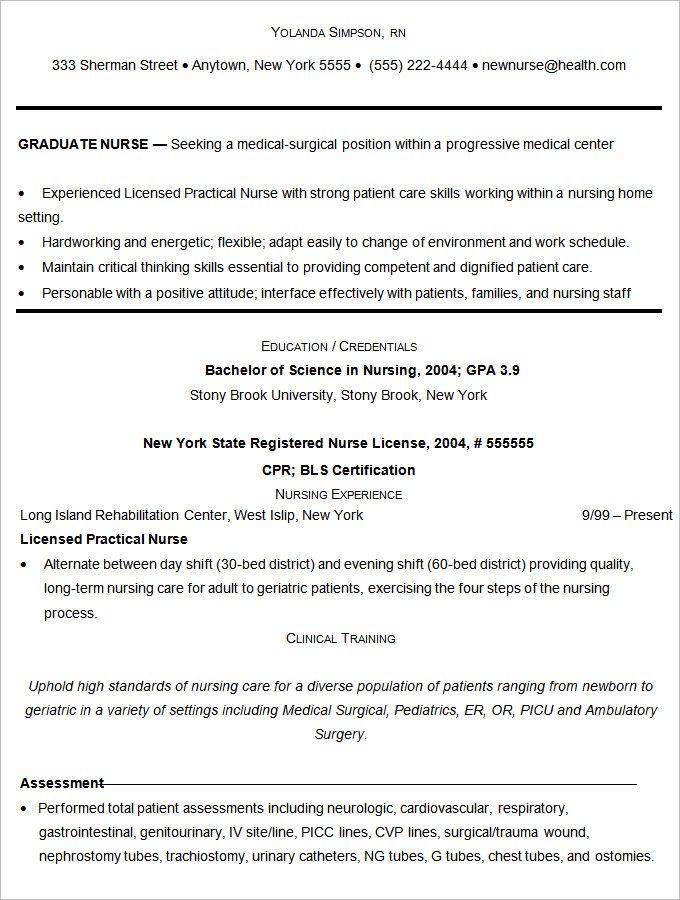 Is There A Resume Template In Microsoft Word For Mac Sample-Nurse-Resume-Template-1