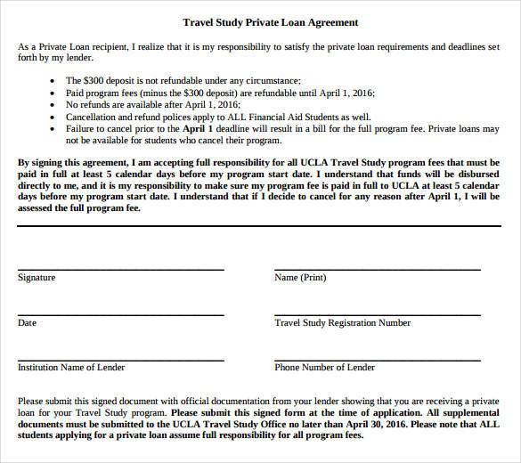 26 Great Loan Agreement Template