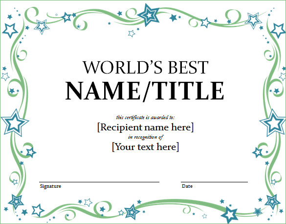 Finding Proper Gift Certificate Template Word