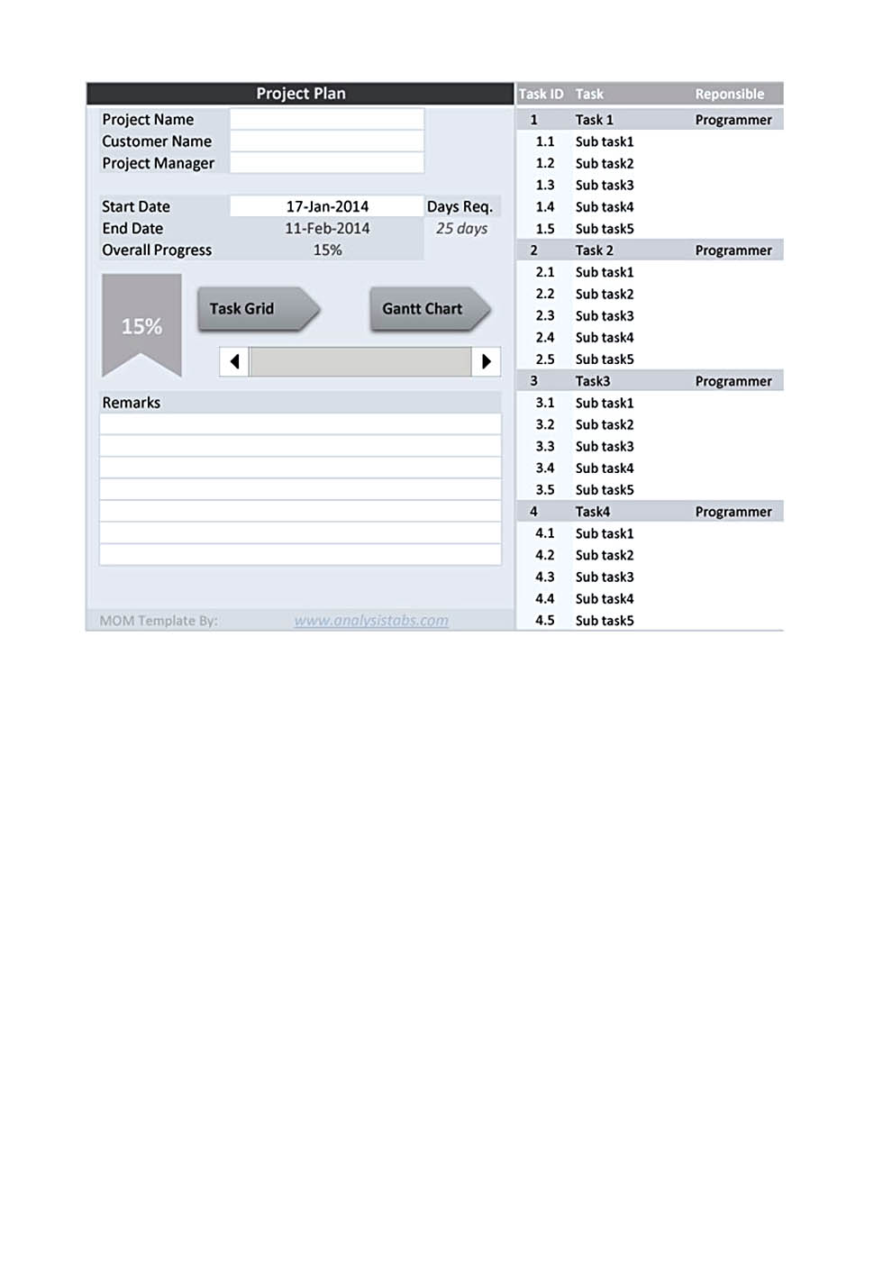 art project budget template