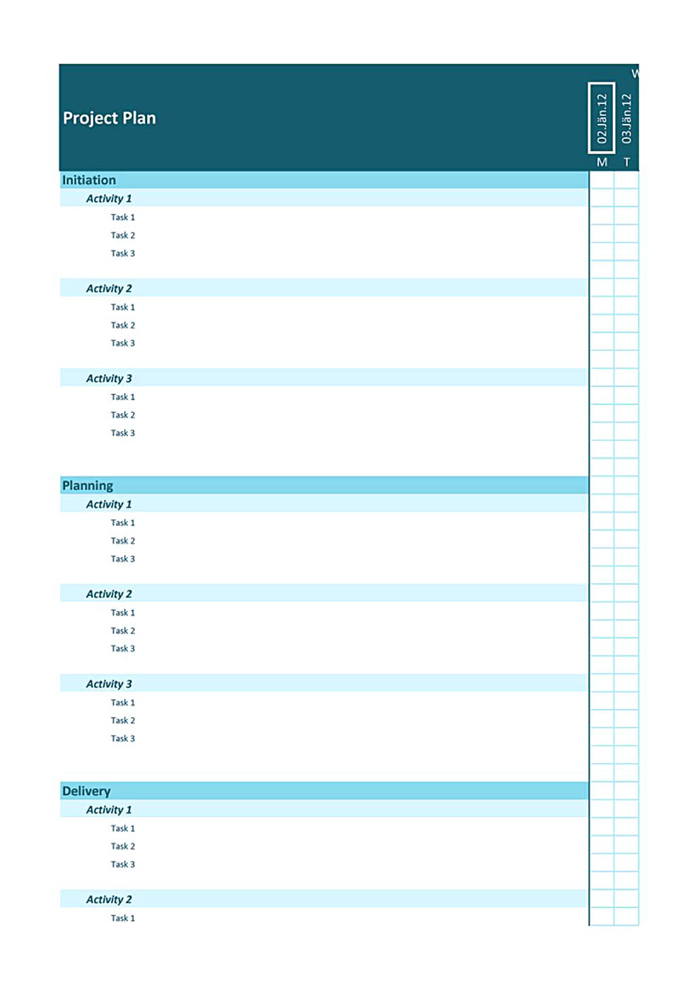 project budget and cost plan template