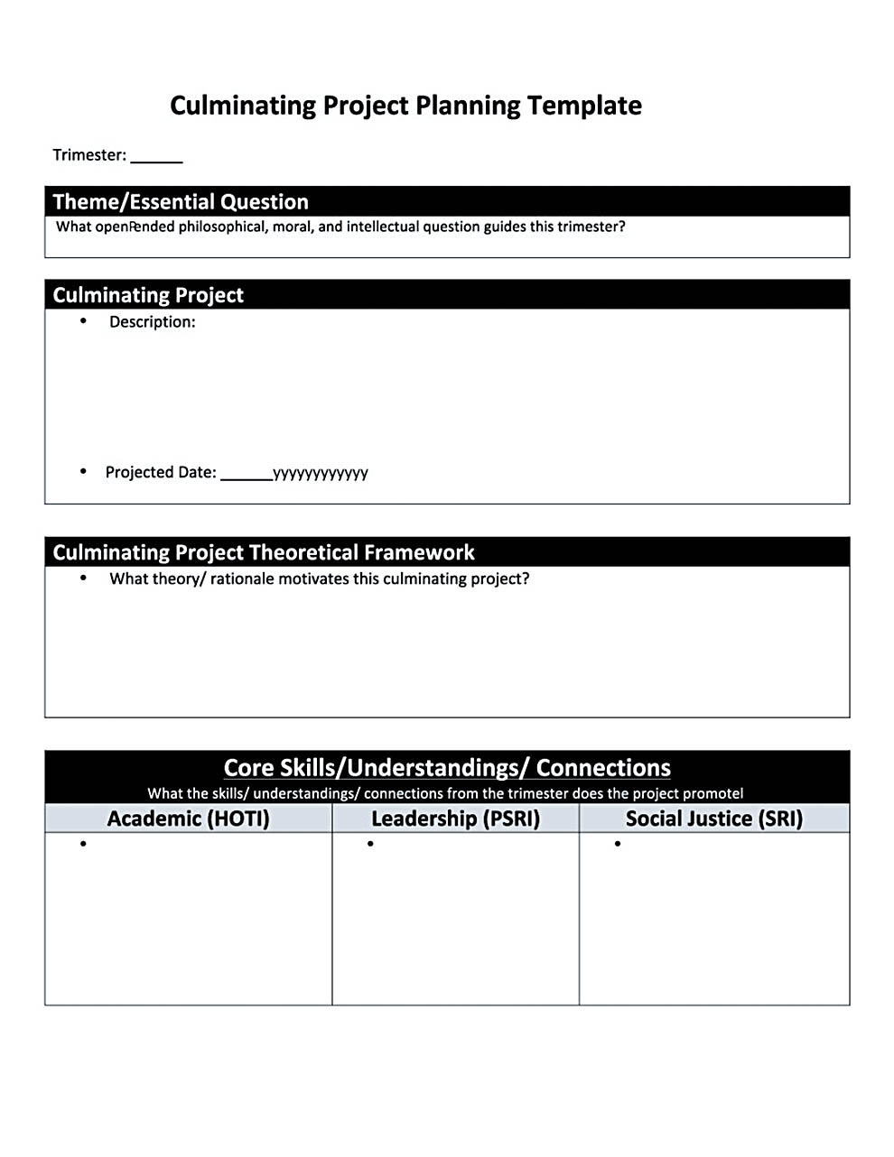 project budget template word