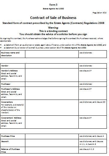 sales contract template goods