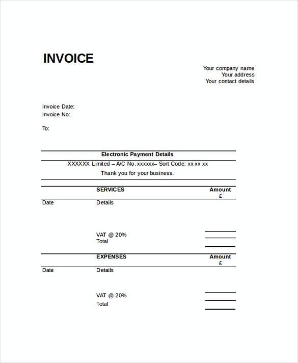 Free Invoice templates