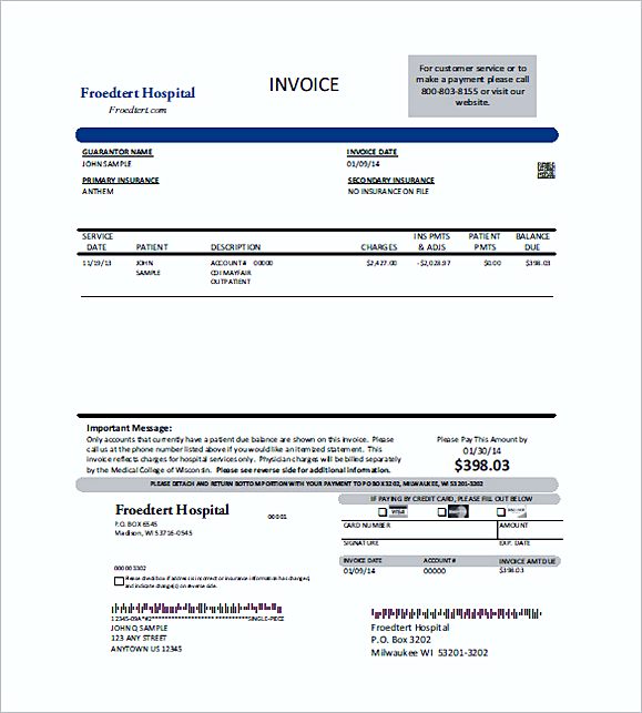 invoices examples