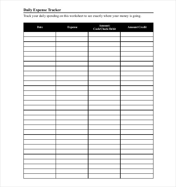 Personal Budget Tracking Template