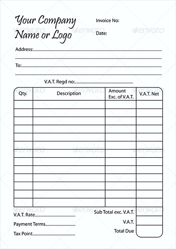 Simple Blank Invoice templates