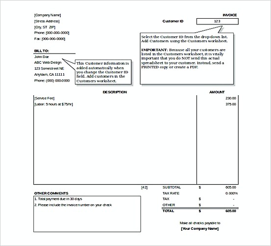 Simple Invoice templates_002