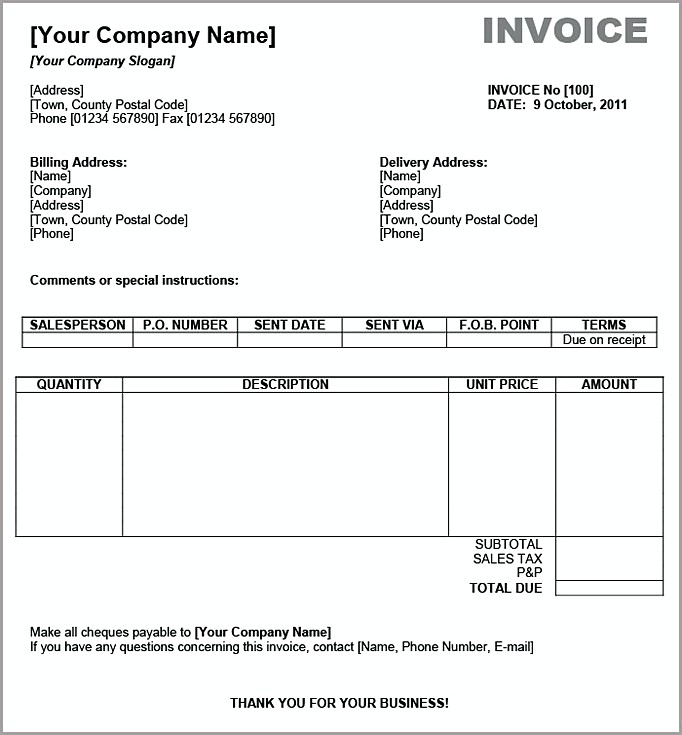 letter to customers about emailing invoices