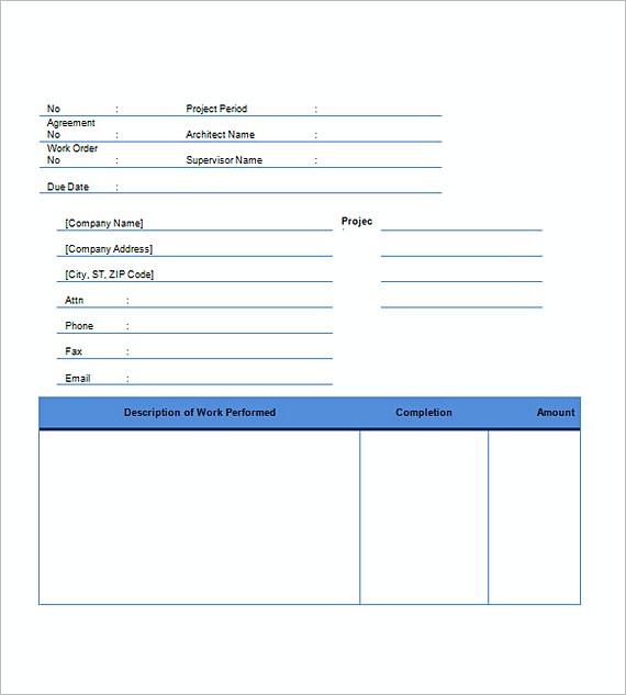 construction invoice templates word
