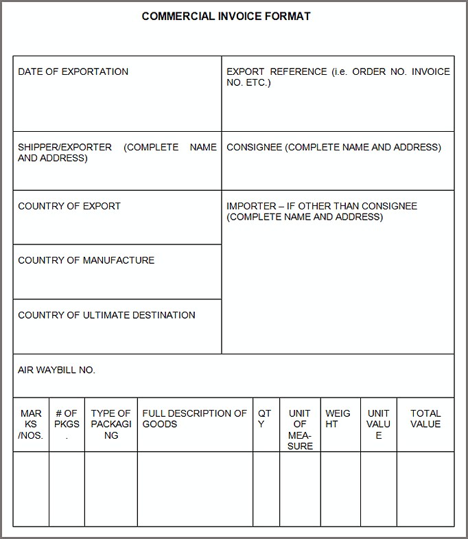 invoice templates for open office