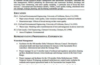 Technical entry level project Manager Resume