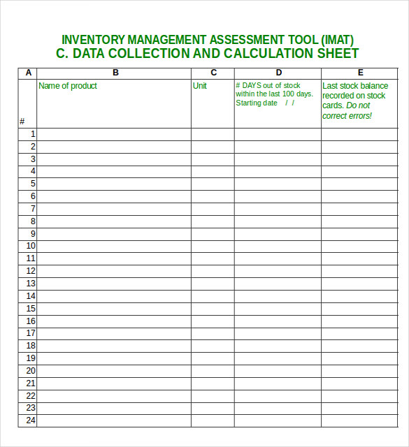 gift card inventory sheet template excel