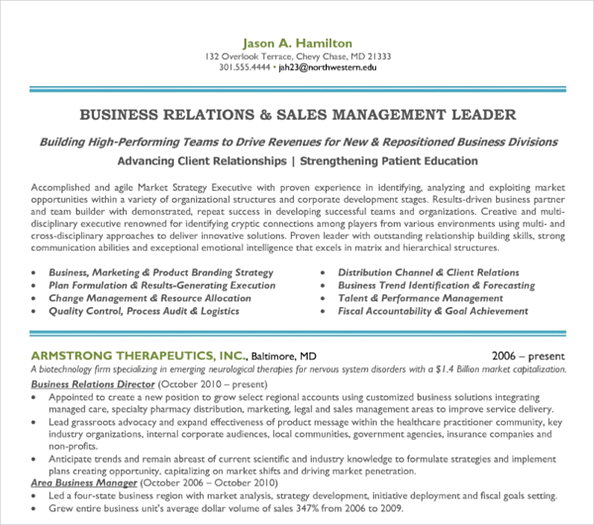 Sales Marketing Manager Resume1