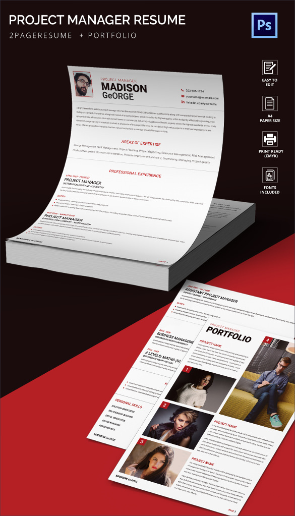 Project Manager Resume templates1 2