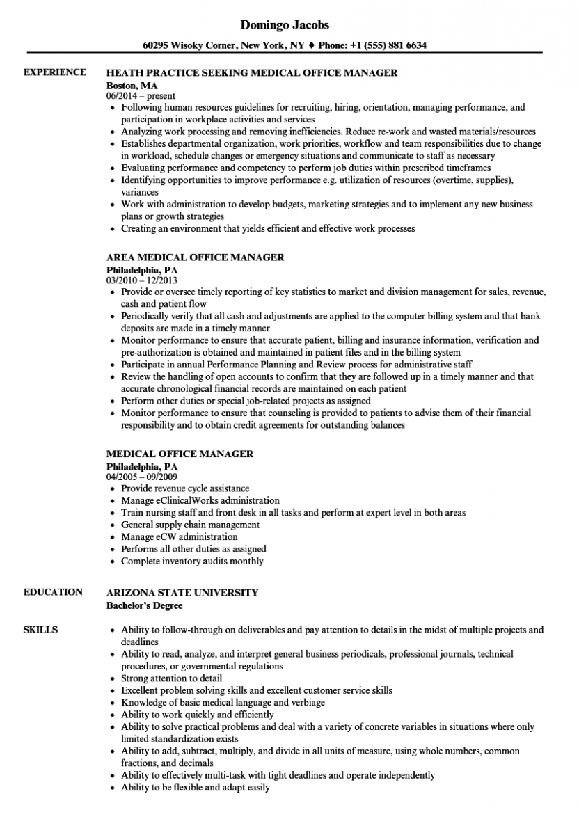 medical-office-manager-resume