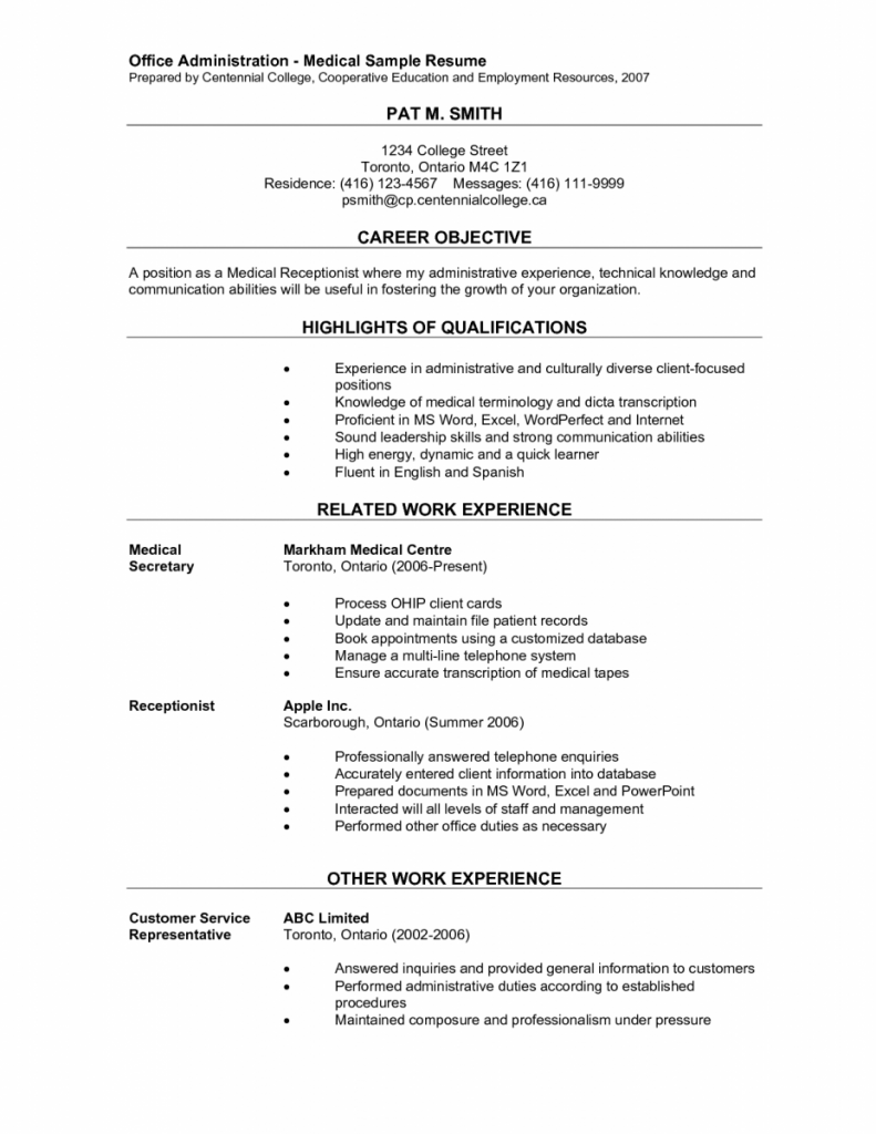 Medical Office Manager Resume