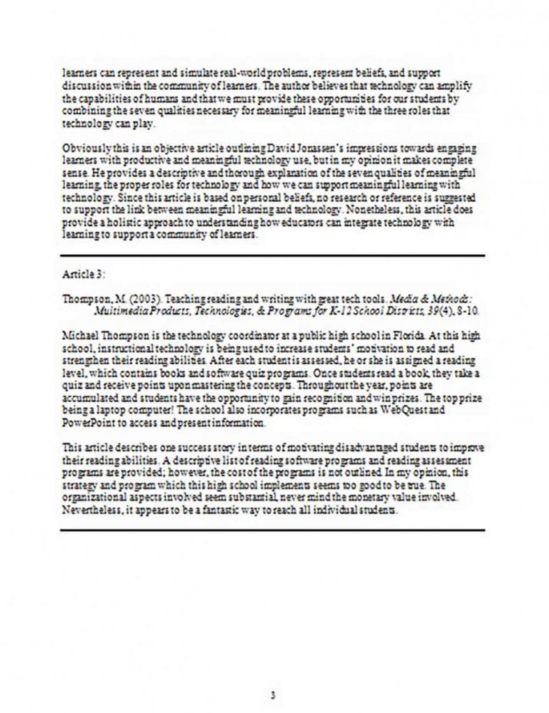 Free apa annotated bibliography template picture