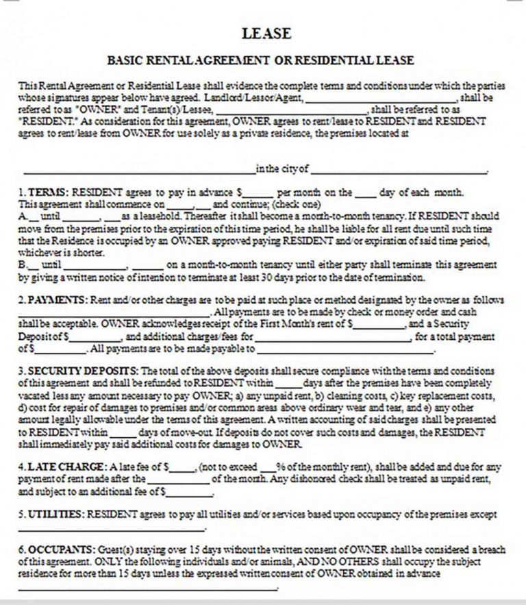 Simple Lease Agreement and how to make it better