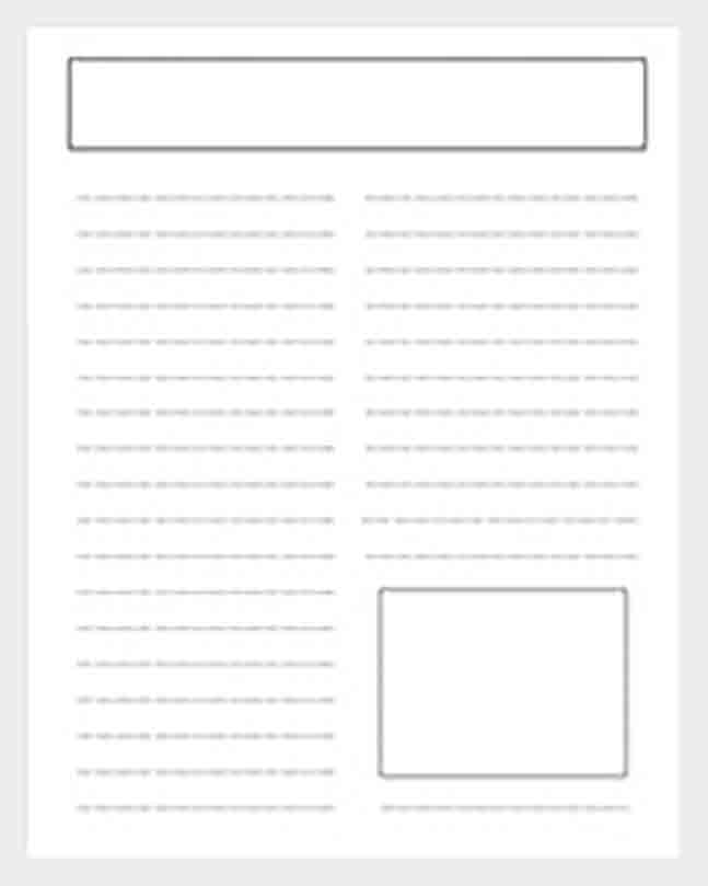 newspaper templates for ms word