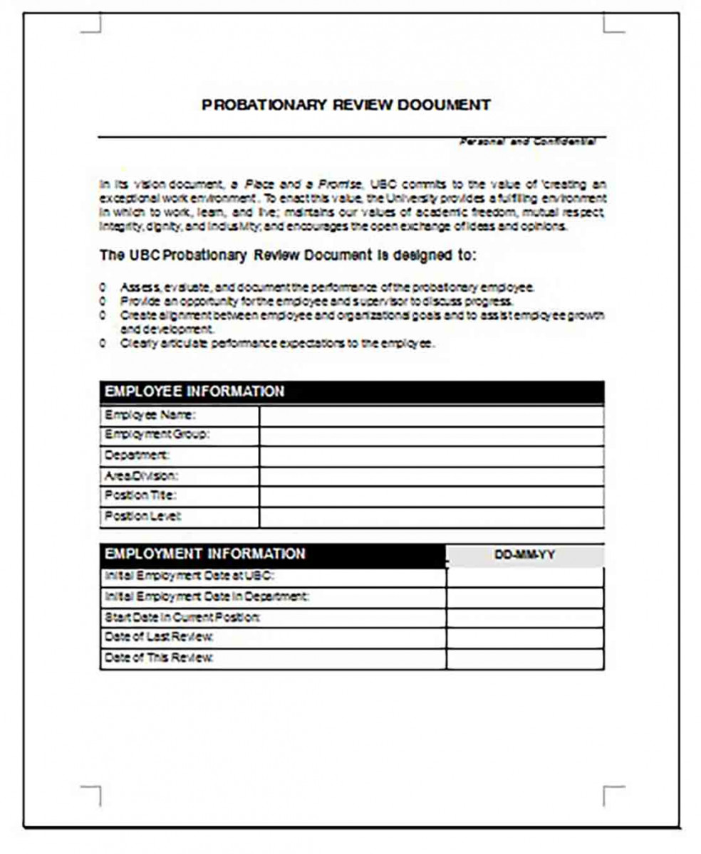 Employee Review Form And How You Get To Use It For Yours And Employees 