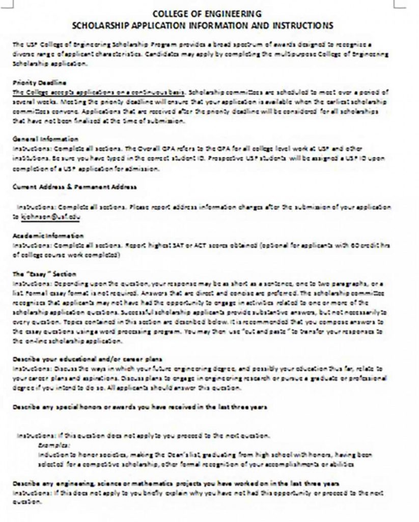 Scholarship essay examples about yourself picture