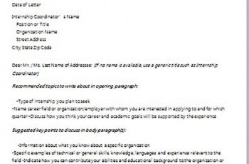 Letter of Intent For Applying a Job Sample Format