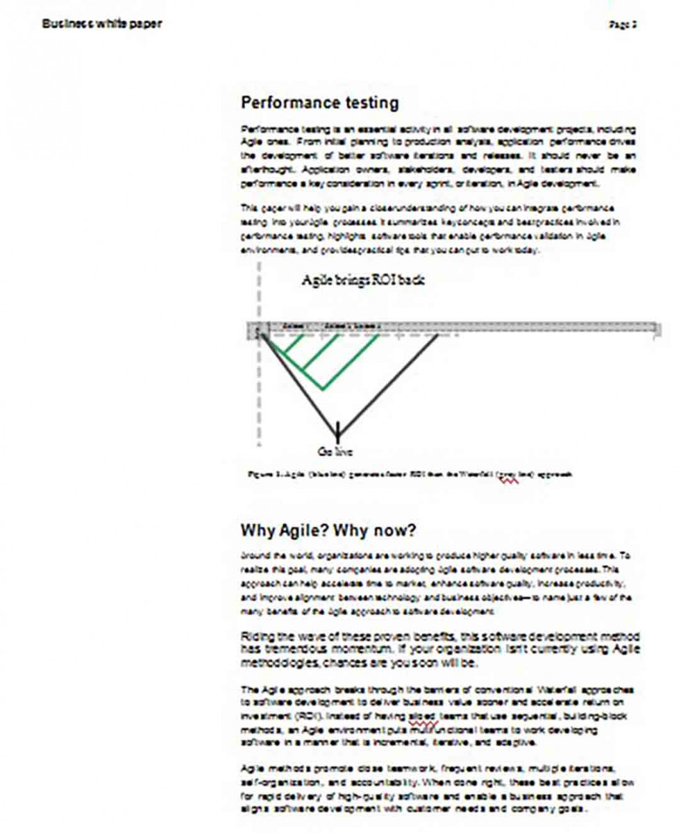 Performance Testing White Paper