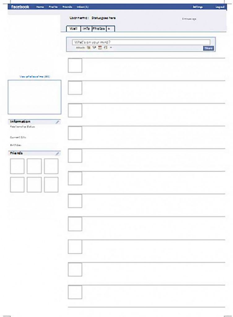 Facebook Page Template and how to make it awesome to look and read