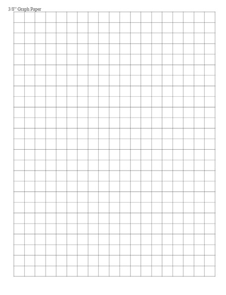 Graph Paper Template for School