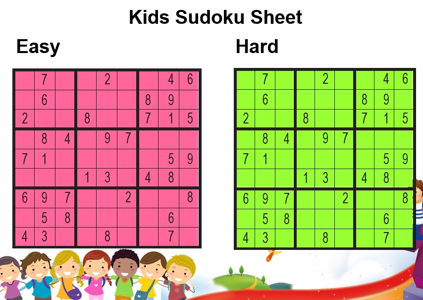 Kids Sudoku Sheet