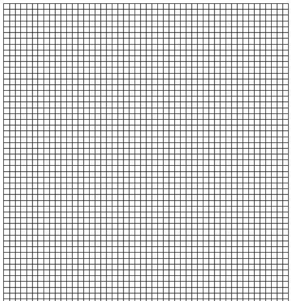 LEDGER grid paper 1.4 Inch Squares