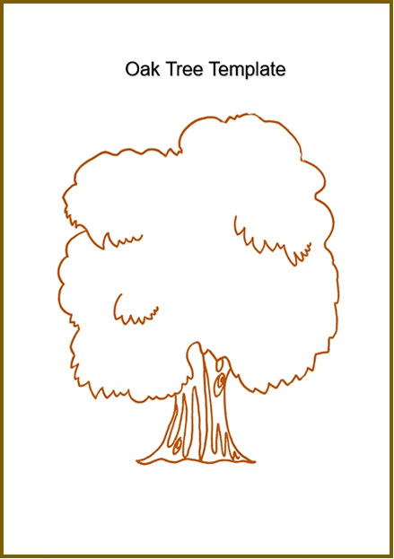 Oak Tree Template