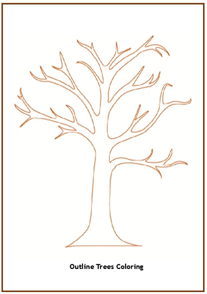 Outline Trees Coloring
