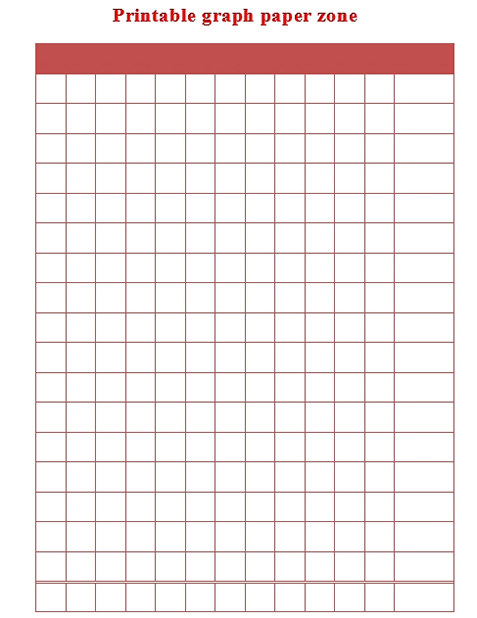 Printable graph paper zone