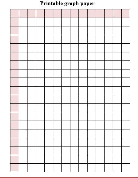 Printable graph paper