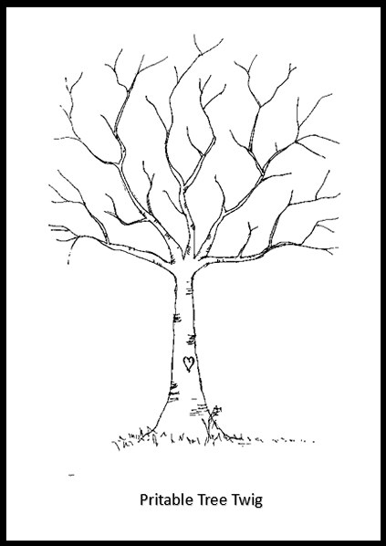 Pritable Tree Twig