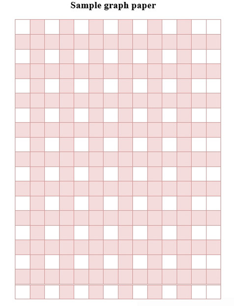 Sample graph paper