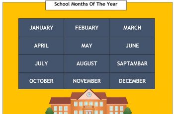 School Months Of The Year