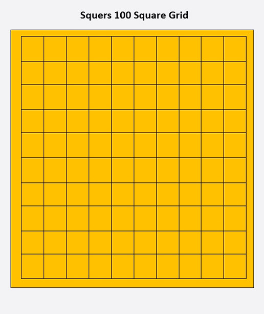 Squers 100 square grid