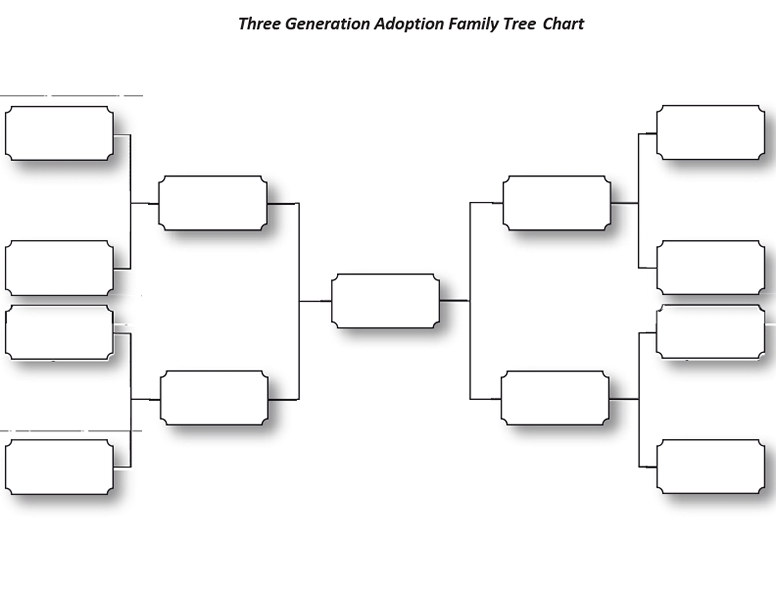 Three Generation Adoption Family Tree Chart