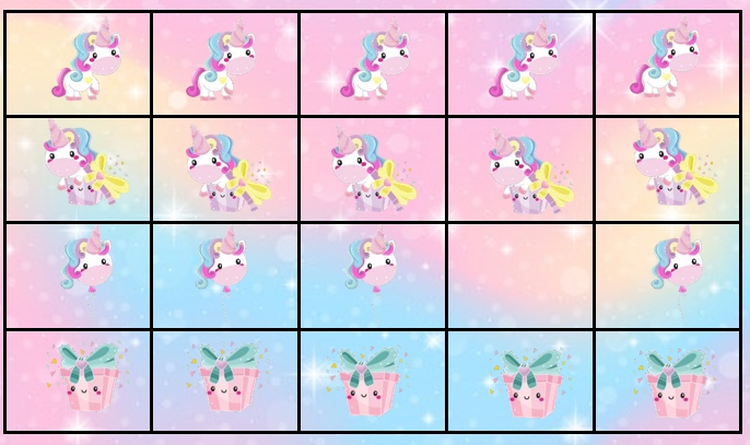 Unicorn printable Sticker chart